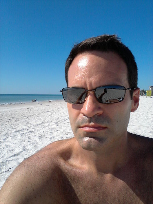 At the beach