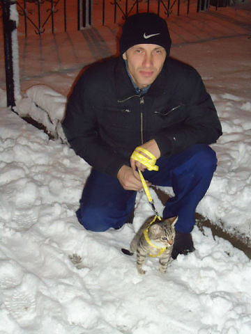с кузей на прогулке)))
