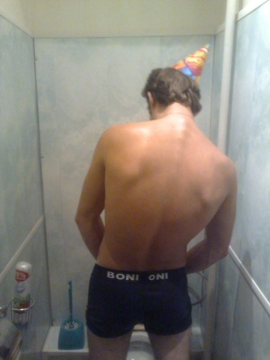 ДР на колпаке