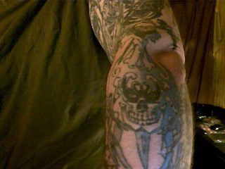 right fore arm and bicep