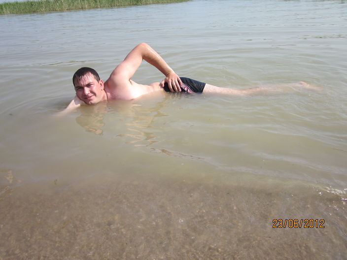 на море