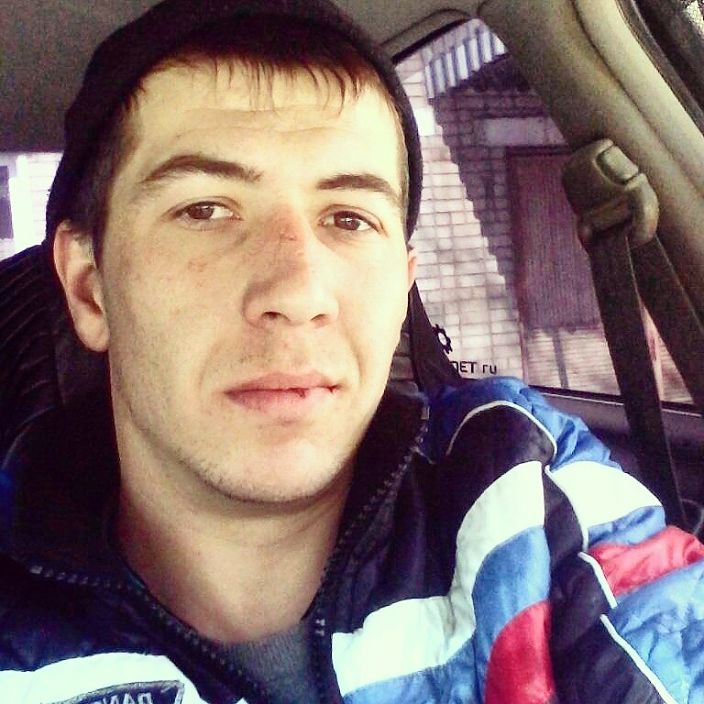 в машине