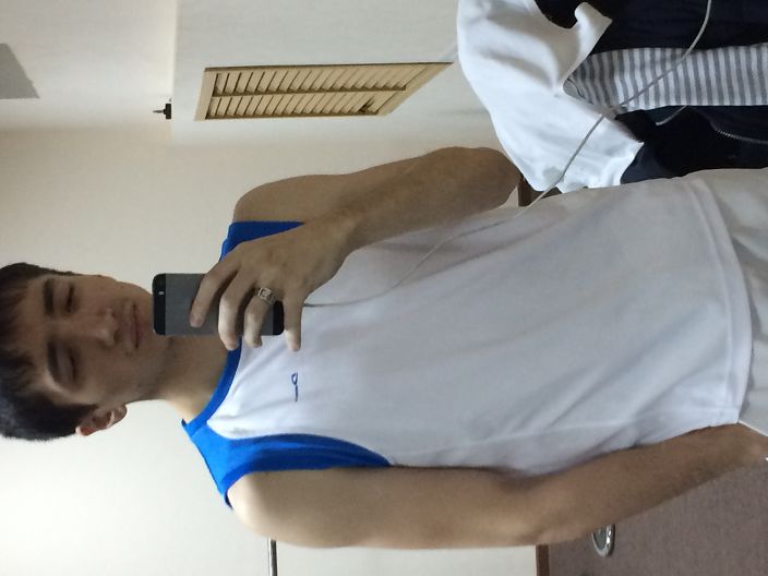 я в спортзале