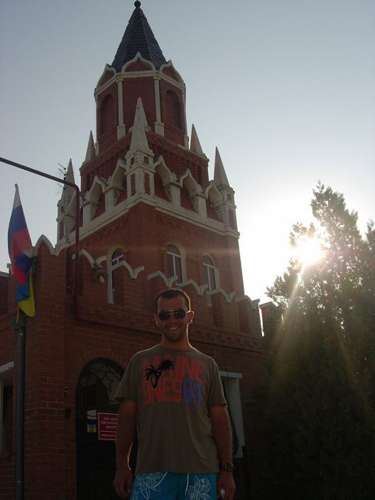 на море