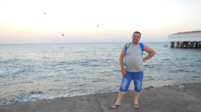 я на море