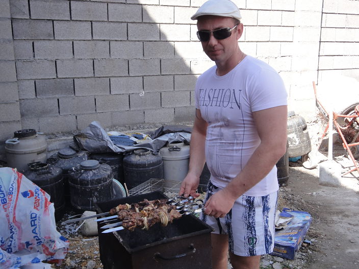 шашлычек под коньячек