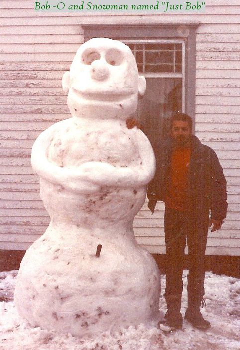 Bob and a snowman named Bob