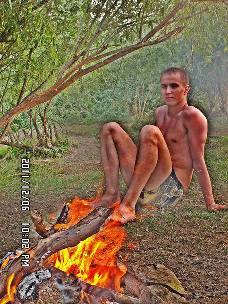 на природе