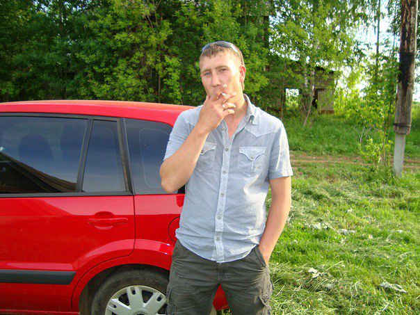 на природе