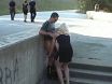 Public sex girl who suck and fuck on the street crazy