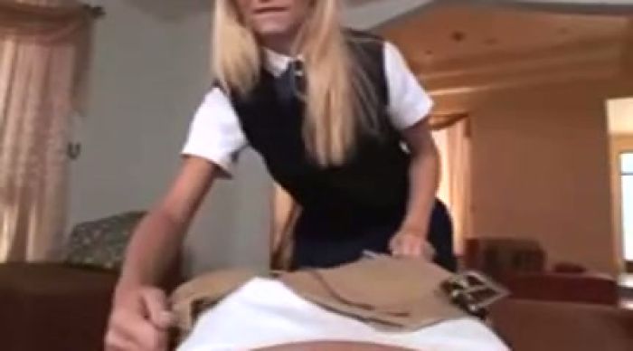 Раком блондинку в анал