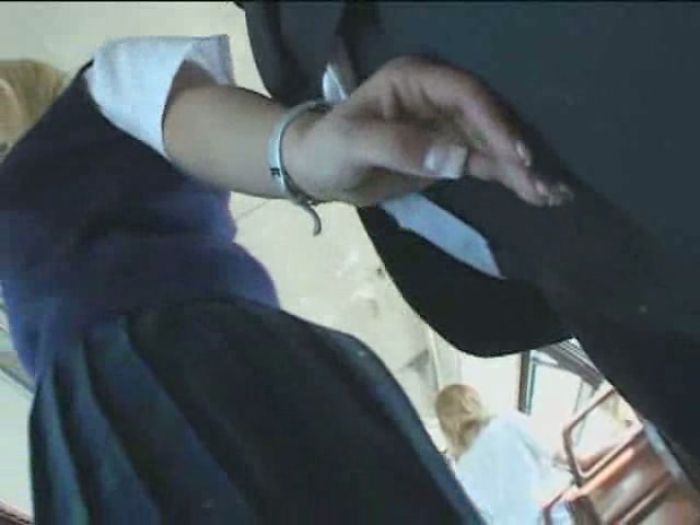 Blonde Helps Chinese Man On Bus