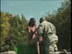 Turned-on Black Couple Pumping In The Backyard